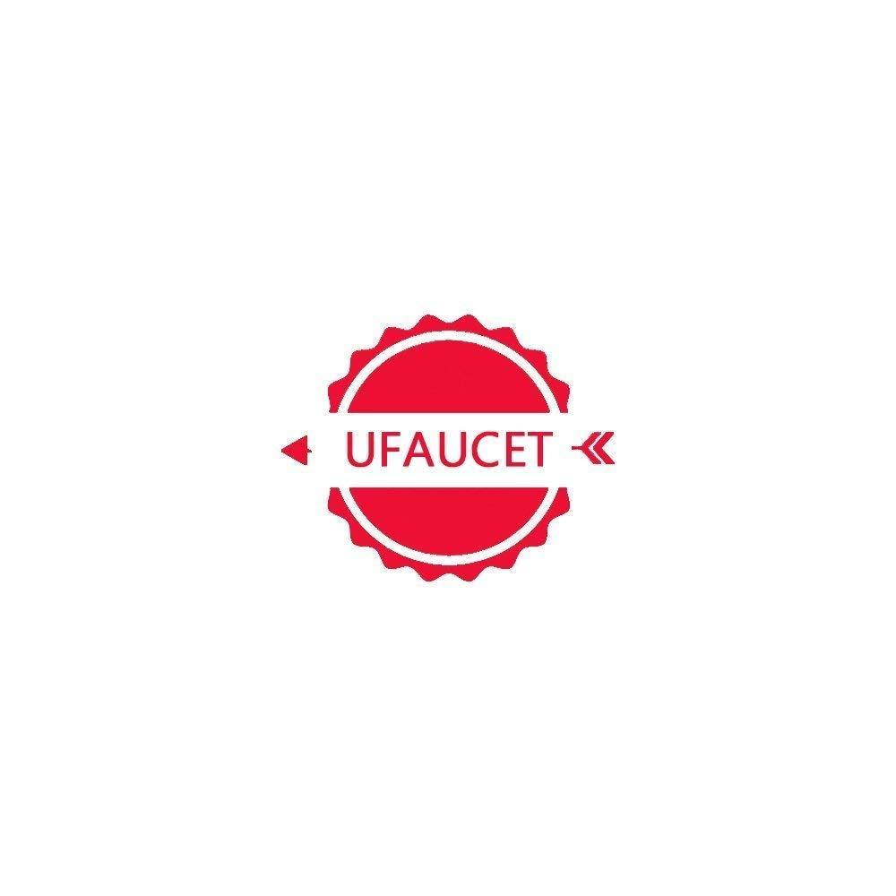 Ufaucet Commercial Stainless Steel Single Lever Single Handle Pull Out Sprayer Prep Kitchen Sink Faucets, Brushed Nickel Finished