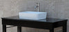 ELIMAX'S Bathroom Ceramic Porcelain Vessel Sink Rectangle CV7050E3 Oil Rubbed Bronze Faucet Pop Up drain