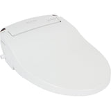 ALPHA JX Elongated Bidet Toilet Seat, White, Endless Warm Water, Rear and Front Wash, LED Light,Quiet Operation, Easy Wireless Remote Control, Low Profile Sittable Lid, 3 Year Warranty
