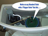 FlushMinder Automatic Dual-Flush System DIY Complete Kit attaches to the flush handle on standard toilets. The ONE and ONLY autoflush kit that converts single-flush toilets into fully automatic dual-flush. Great Cat Potty Training Accessory. Model: ASFS-T