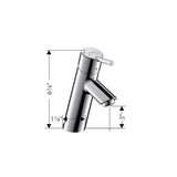 Hansgrohe 32040001 Talis S Single-Hole Lavatory Faucet, Chrome