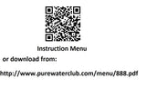 0PPM Portable 100GPD Reverse Osmosis RO+DI Filtration POQ-4B-100