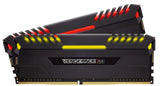 CORSAIR Vengeance RGB 32GB (2x16GB) DDR4 3000MHz C15 Desktop Memory - Black