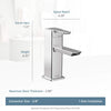 Moen S6700 90 Degree One-Handle Low-Arc Bathroom Faucet with Drain Assembly, Chrome