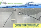 Vida Alegría REACH Solid Brass 18-Inch Shower Head Extension Arm (Oil Rubbed Bronze)